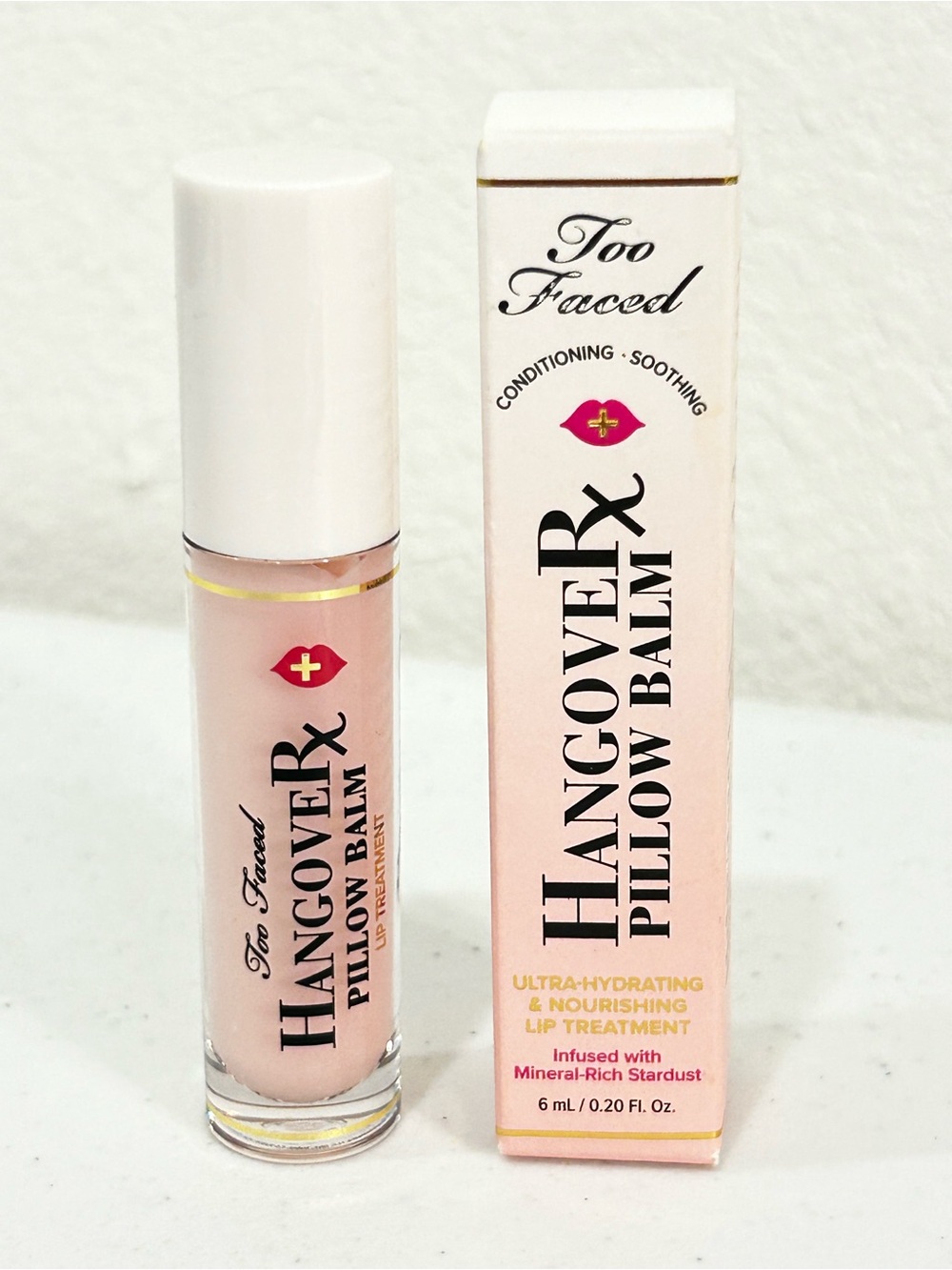 Too Faced | Hangover Rx Pillow Balm Hydrating Lip Treatment | 0.20 Fl. Oz. | NWT